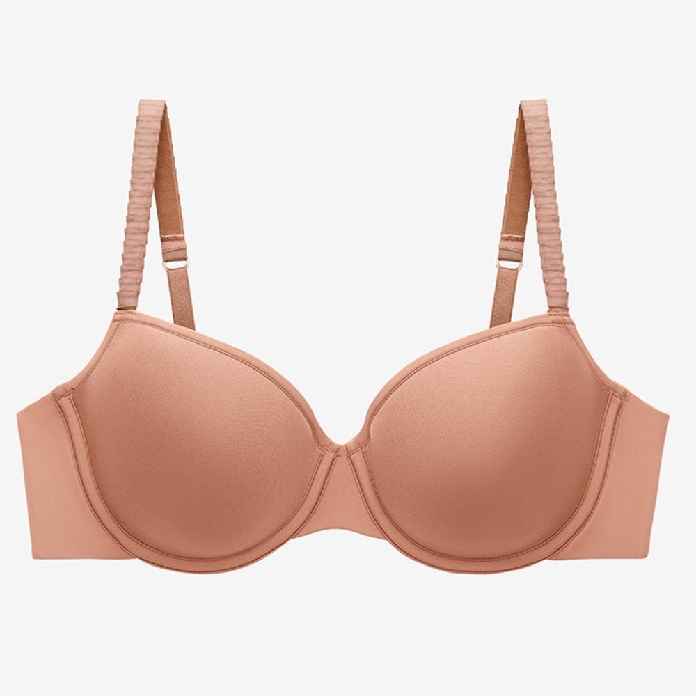 ThirdLove 24/7® Classic T-Shirt Bra in Mocha Pink Tank Color size 42G